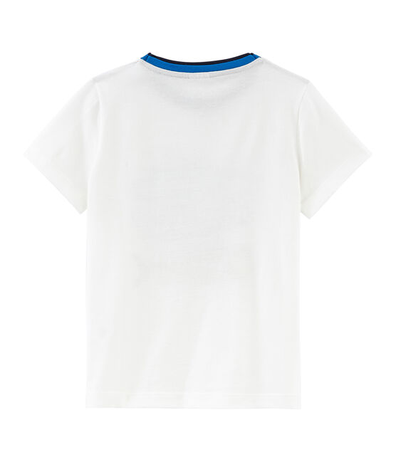 Tee-shirt à manches courtes enfant garçon blanc MARSHMALLOW