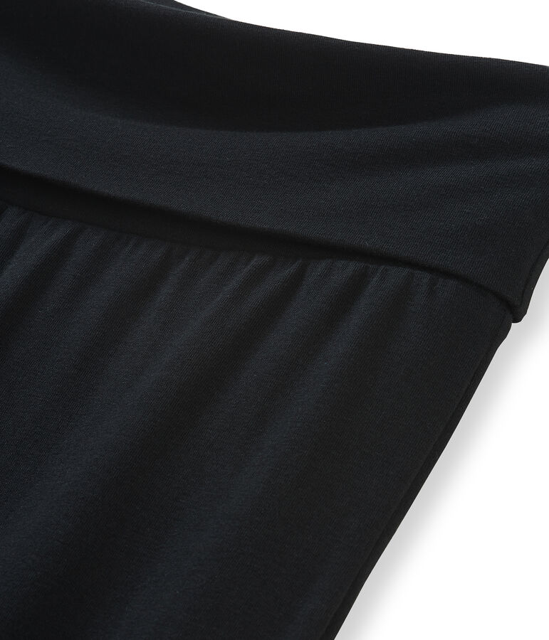 Pantalon maille femme noir NOIR