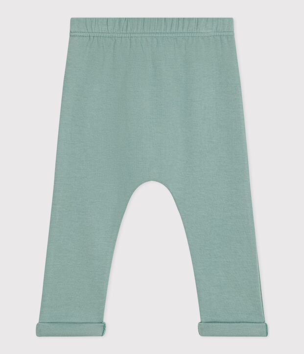 Pantalon en jersey &eacute;pais b&eacute;b&eacute; vert
