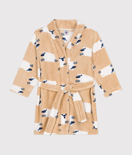 Robe de chambre en polaire imprimée enfant TRENCH/ MULTICO