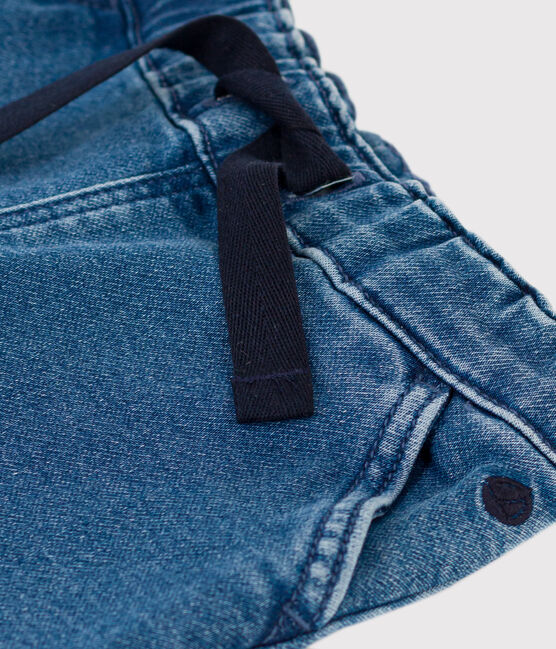 Jean bébé en denim écoresponsable bleu BLEU DELAVE