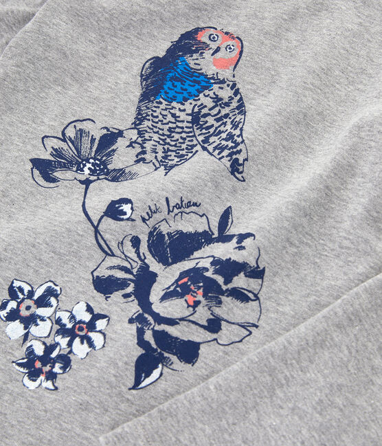 Tee-shirt manches longues gris SUBWAY CHINE