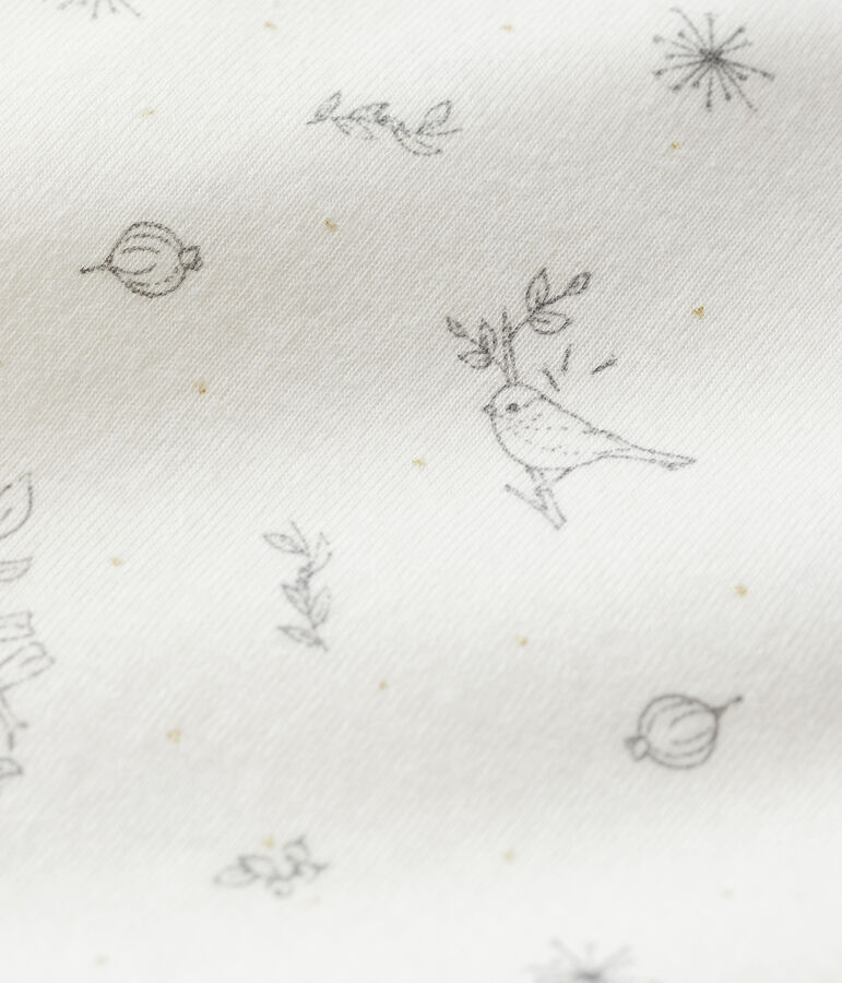 Body &agrave; imprim&eacute; petit oiseau b&eacute;b&eacute; fille blanc/multicouleur