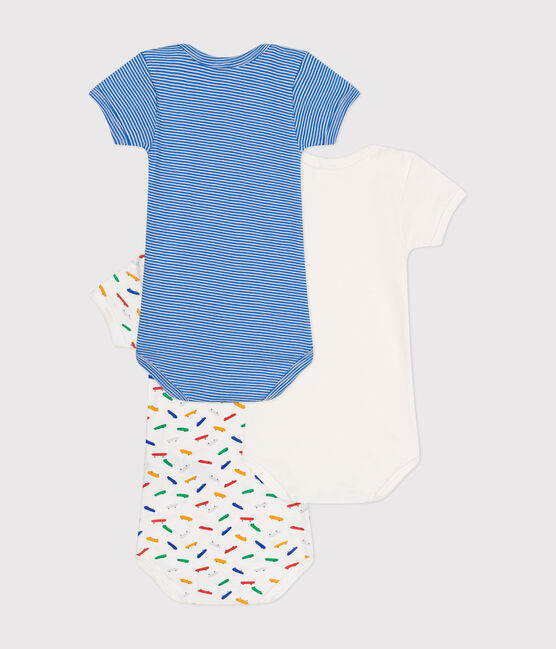 Lot de 3 bodies manches courtes skate en coton bébé variante 1