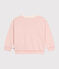 Sweatshirt en tubique enfant fille rose AVALANCHE/ ROSELINE