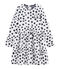 Robe fille Jean Jullien blanc MARSHMALLOW/ DOTTIES