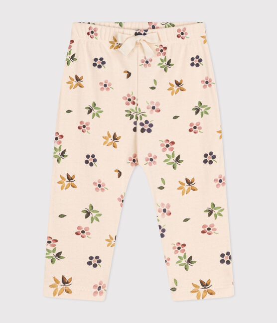 Pantalon en tubique bébé blanc AVALANCHE/ MULTICO