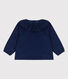 Blouse manches longues bébé en velours extra fin