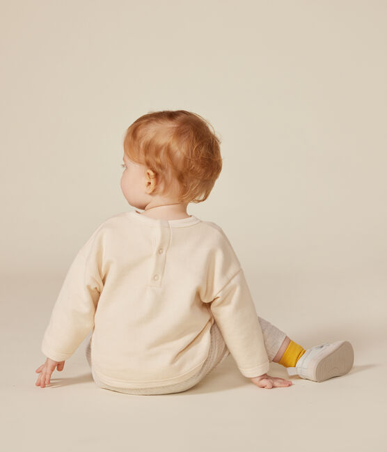 Sweatshirt en molleton bébé écru AVALANCHE