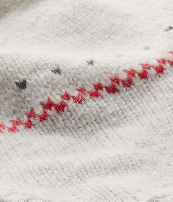 Bonnet péruvien bébé mixte en laine mélangée gris MONTELIMAR CHINE