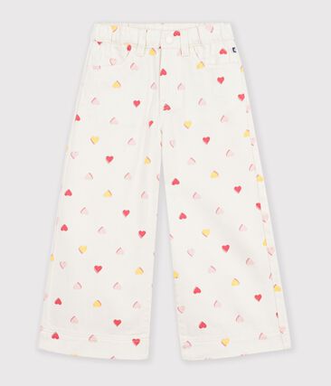 Pantalon wide leg enfant en coton