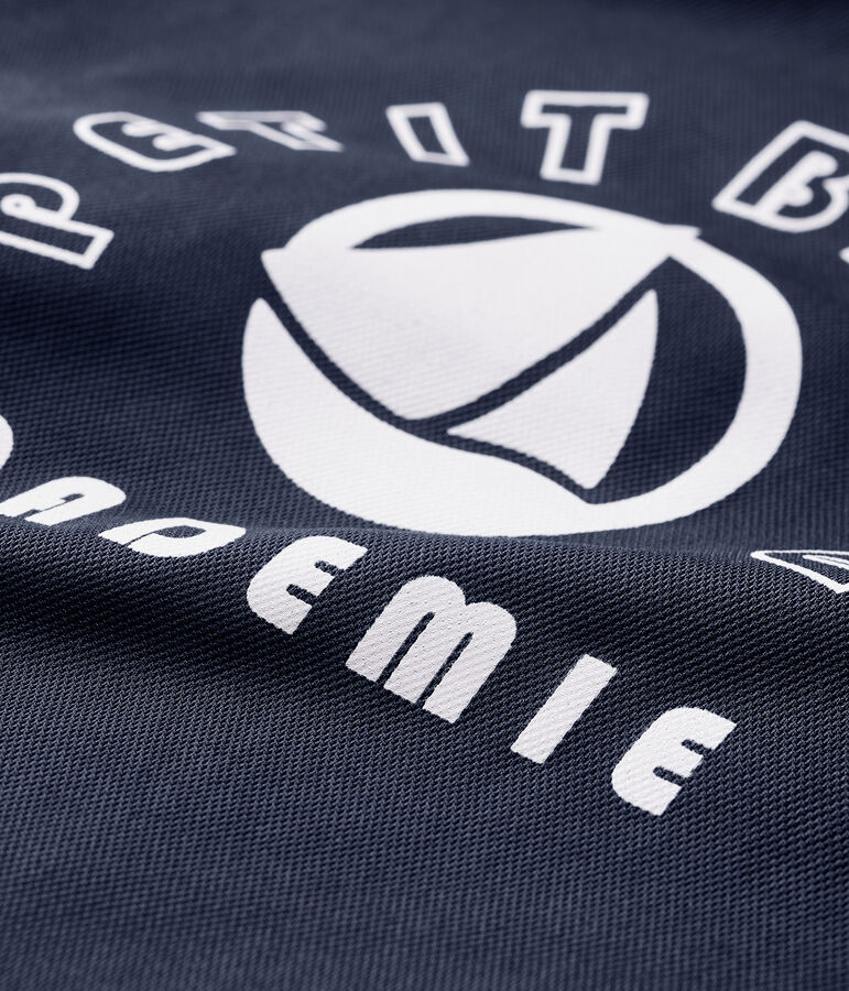 Tee-shirt de sport enfant gar&ccedil;on bleu