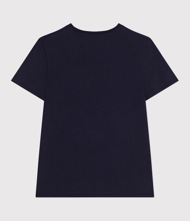 Tee-shirt Femme Le Droit en coton uni bleu