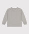 Tee-shirt manches longues en jersey fin enfant garçon gris CHATON CHINE
