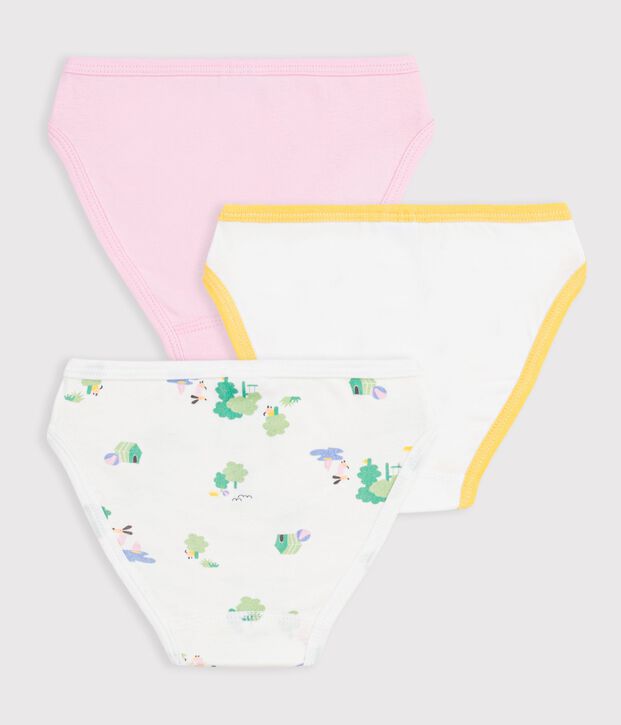 Lot de 3 culottes en coton multicouleur