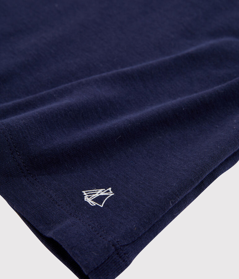 Tee-shirt enfant fille bleu SMOKING