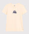 Tee-shirt Le Droit col rond en coton femme écru AVALANCHE