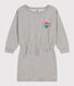 Robe manches longues en molleton brossé enfant fille