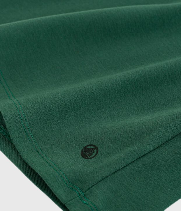 Tee-shirt femme l'iconique en coton manches courtes vert