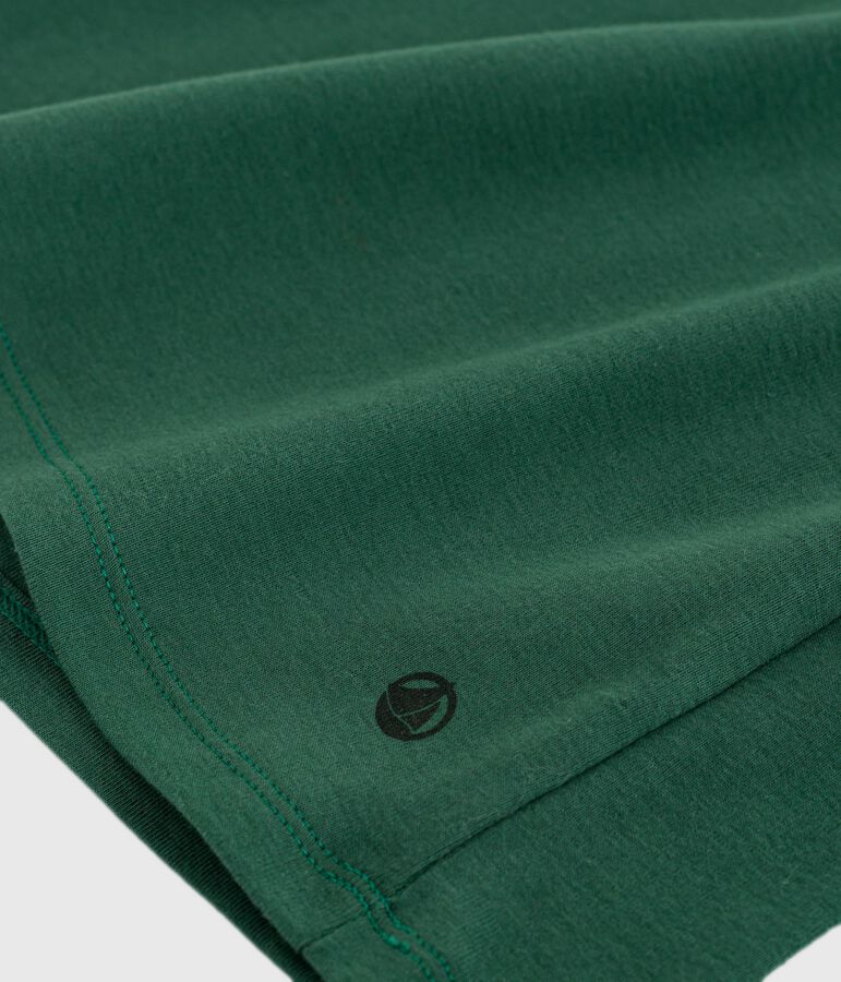 Tee-shirt femme l'iconique en coton manches courtes vert WILLOW