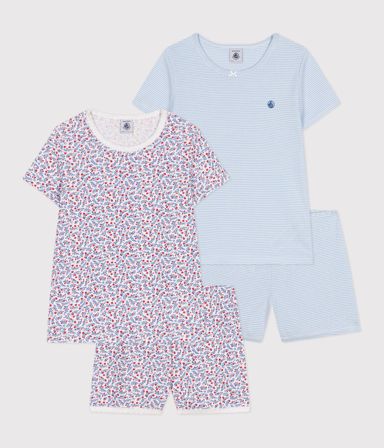 Lot de 2 pyjamas shorts enfant en coton variante 1