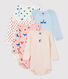 Lot de 5 bodies manches longues en coton