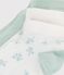 2 paires de chaussettes enfant fille en coton imprim&eacute; &agrave; fleurs multicouleur