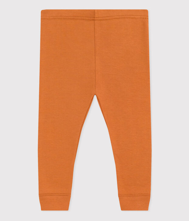 Legging en coton b&eacute;b&eacute; marron