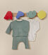 Ensemble 3 pièces en velours bébé