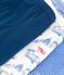 Lot de 3 boxers enfant en coton à ceinture colletée imprimé Paris variante 1