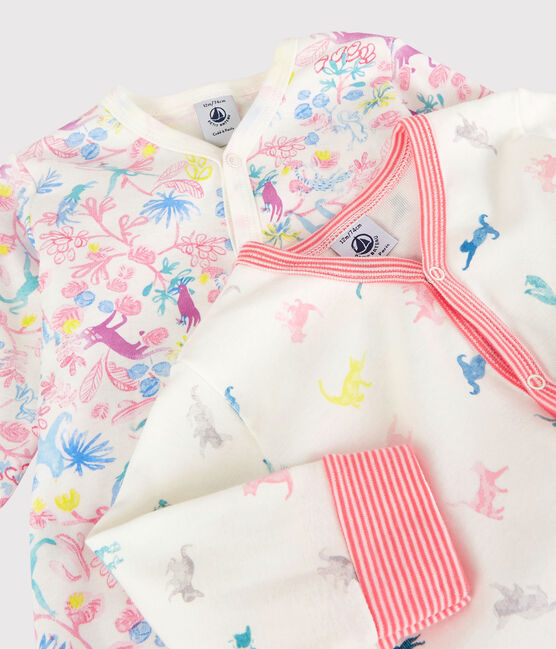 Lot de 2 dors-bien bébé fille en coton variante 1