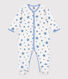 Pyjama bébé en velours étoiles