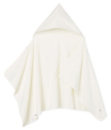 Cape De Bain Bebe En Eponge Marshmallow Petit Bateau