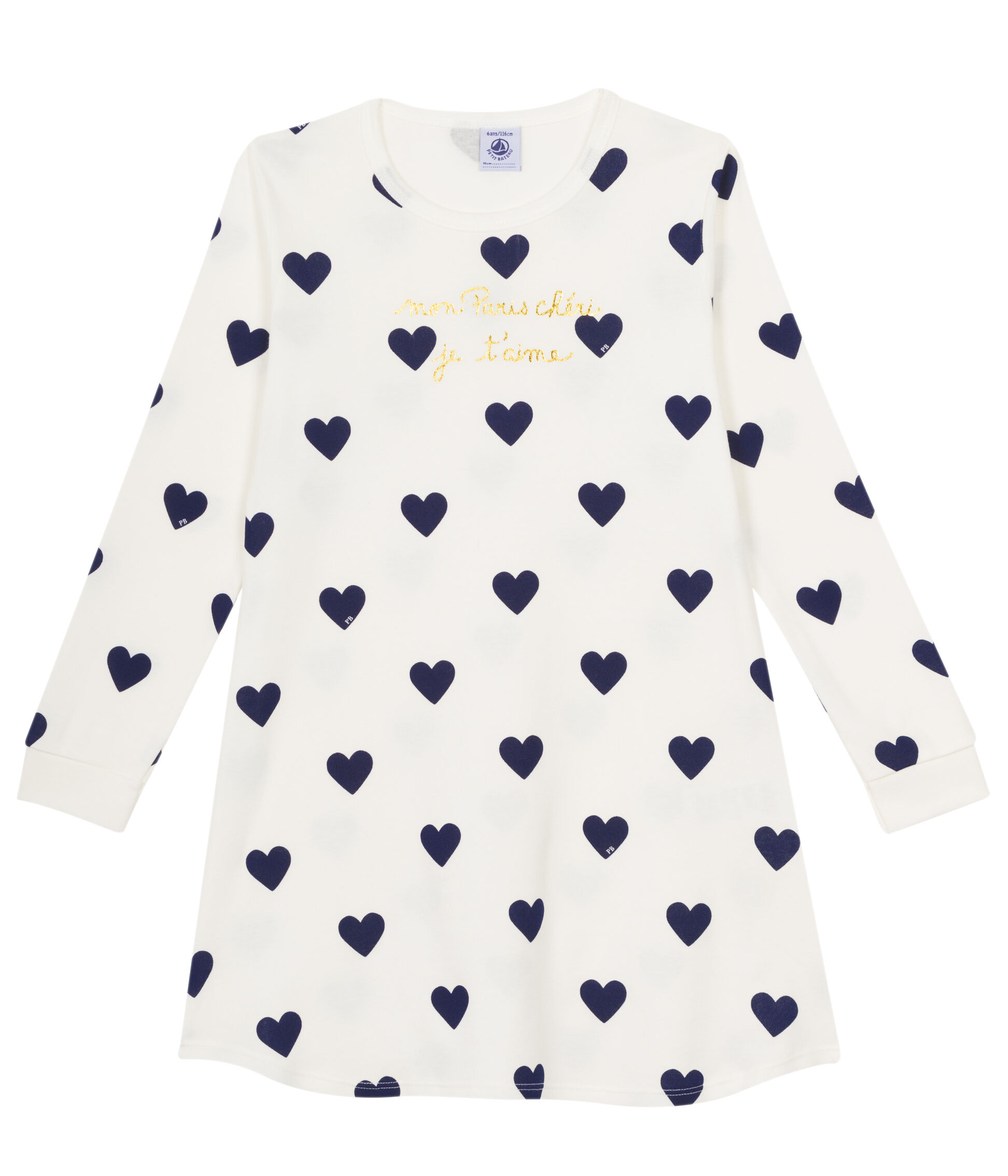 chemise de nuit femme petit bateau