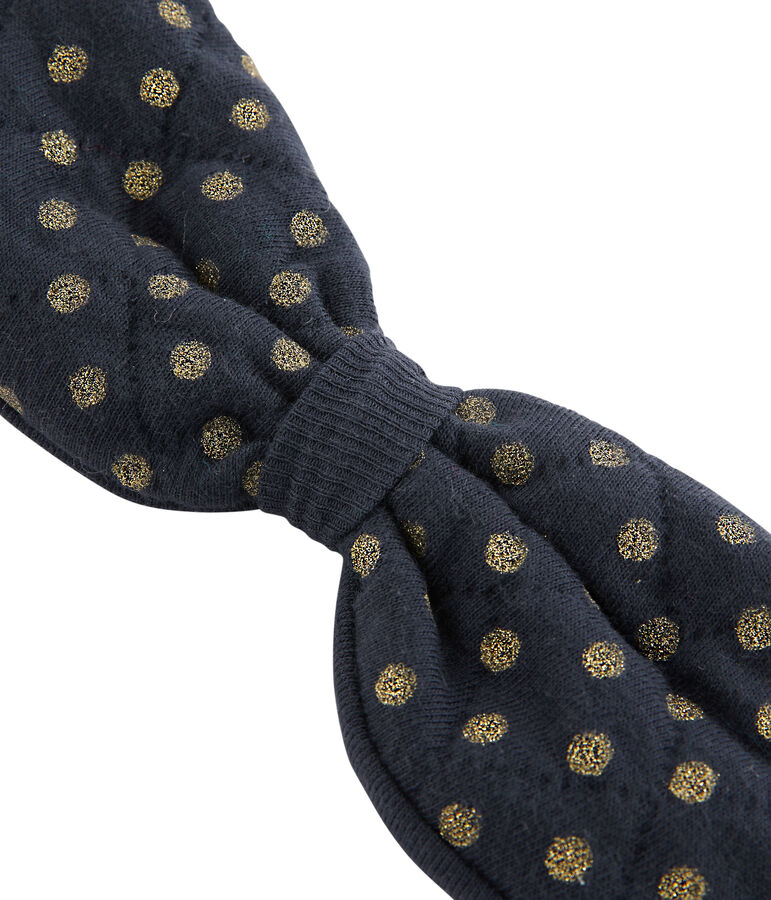 Bandeau b&eacute;b&eacute; fille bleu SMOKING/jaune OR CN