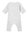 Bodyjama Bébé mixte gris BELUGA/blanc ECUME