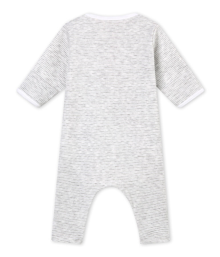 Bodyjama B&eacute;b&eacute; mixte gris/blanc