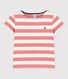 T-shirt manches courtes en coton enfant fille