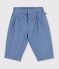 Pantalon b&eacute;b&eacute; en serge uni bleu