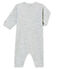 Dors bien sans pieds bébé garçon gris POUSSIERE/blanc MARSHMALLOW