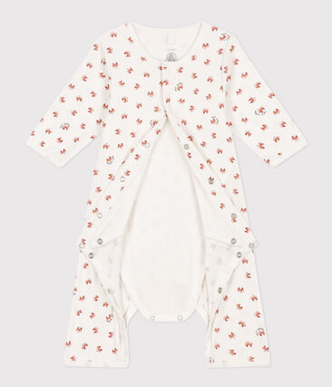 PETIT BATEAU - Bodyjama sans pieds bébé en coton