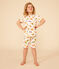 Pyjama short imprimé en coton enfant blanc AVALANCHE/ MULTICO