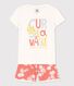 Pyjacourt Hawaï rose petite fille en coton