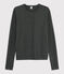 Cardigan iconique en coton Femme gris CITY CHINE