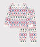 Pyjama enfant en molleton imprimé Noël MILK/ MULTICO