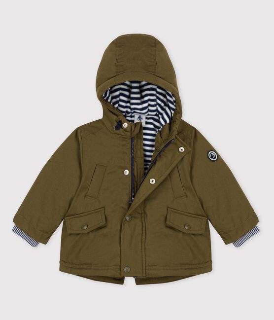 Parka déperlante bébé. MILITARY | Petit Bateau