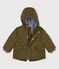 Parka déperlante bébé. vert MILITARY