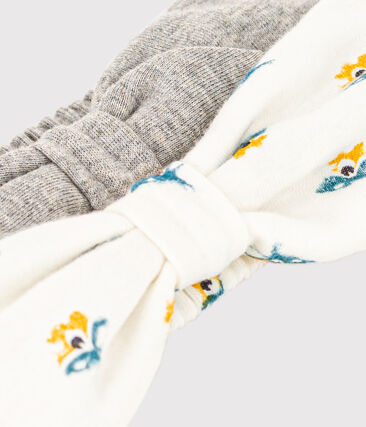 PETIT BATEAU - Lot de 2 bandeaux en coton bébé