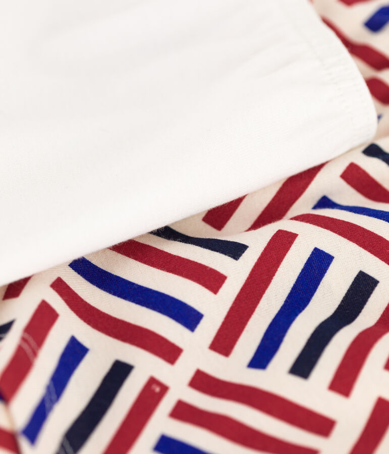 Lot de 2 shorties petite fille en coton multicouleur