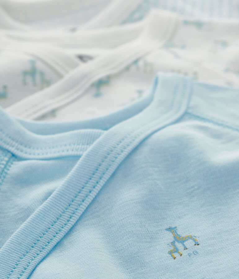 Trio de bodies naissance manches courtes b&eacute;b&eacute; variante 1